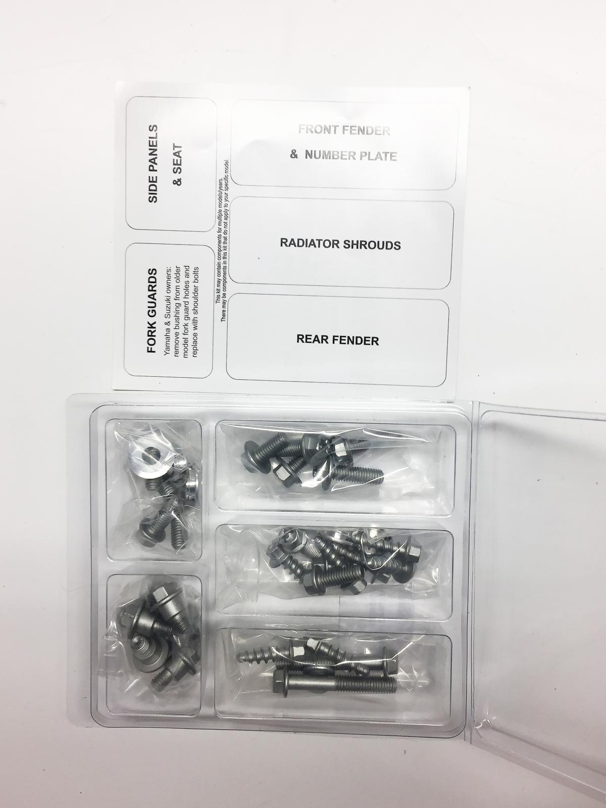 PLASTIC BOLT KIT KTM 125-640 98-02, BOLT HARDWARE KTM-9802102 thumbnail 2