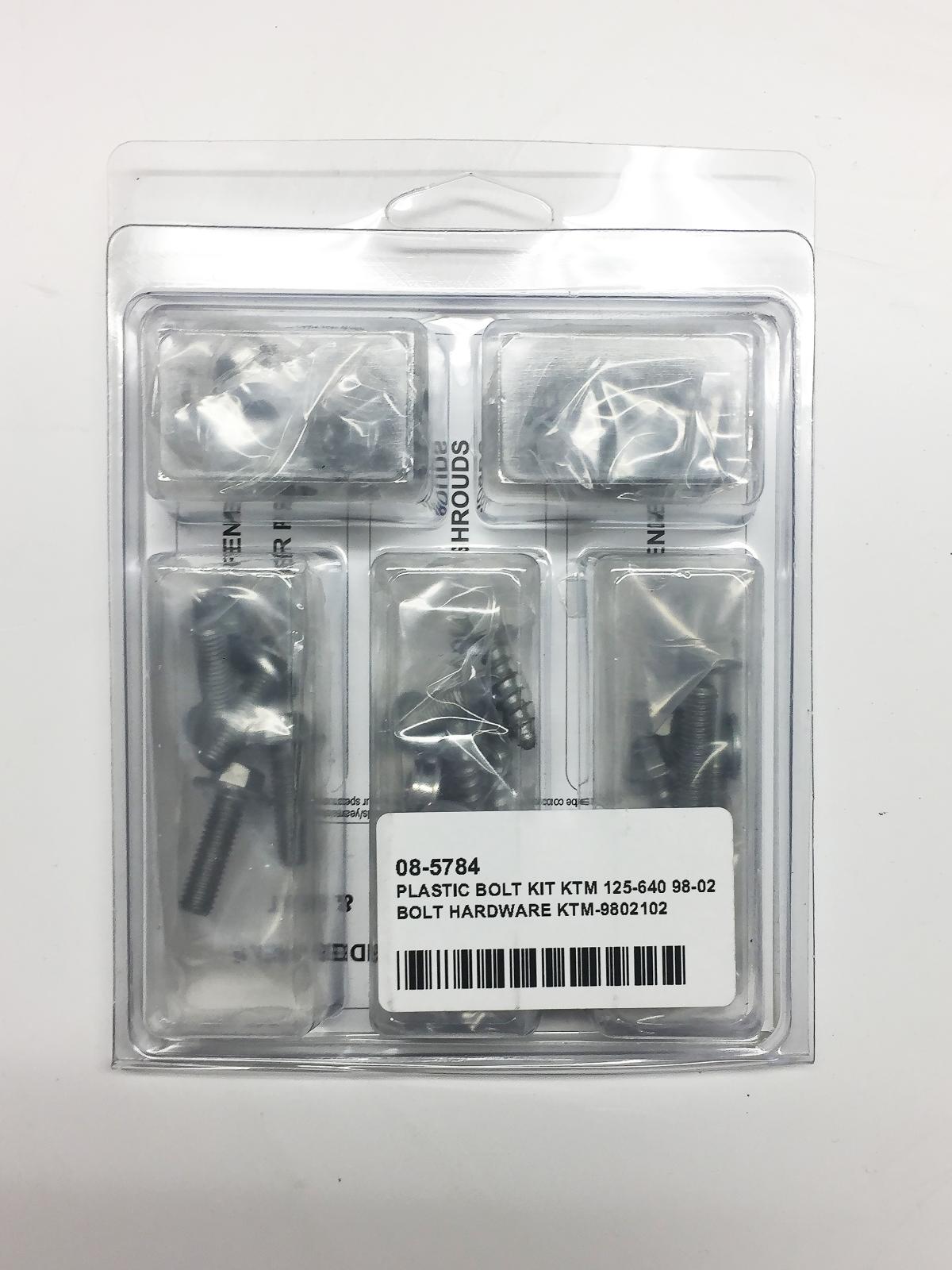 PLASTIC BOLT KIT KTM 125-640 98-02, BOLT HARDWARE KTM-9802102 thumbnail 3