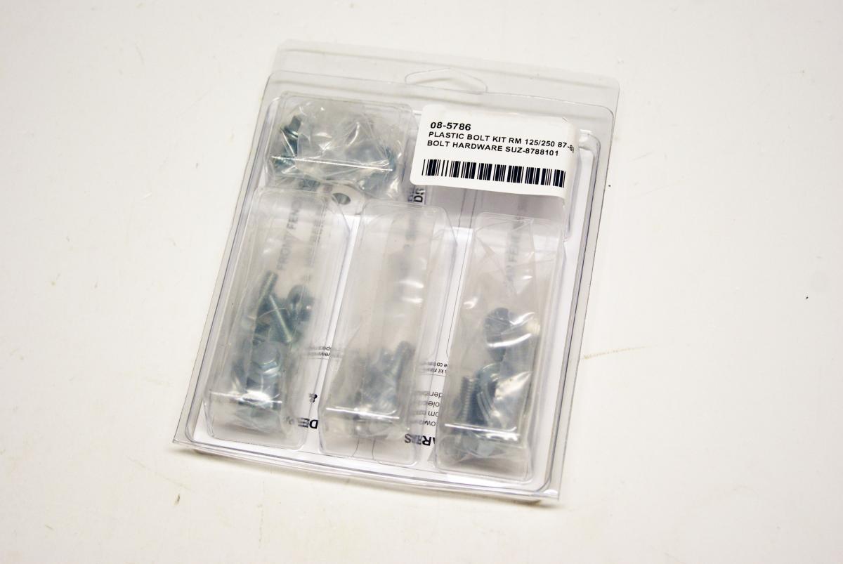 PLASTIC BOLT KIT RM 125/250 87-88, BOLT HARDWARE SUZ-8788101 thumbnail 2