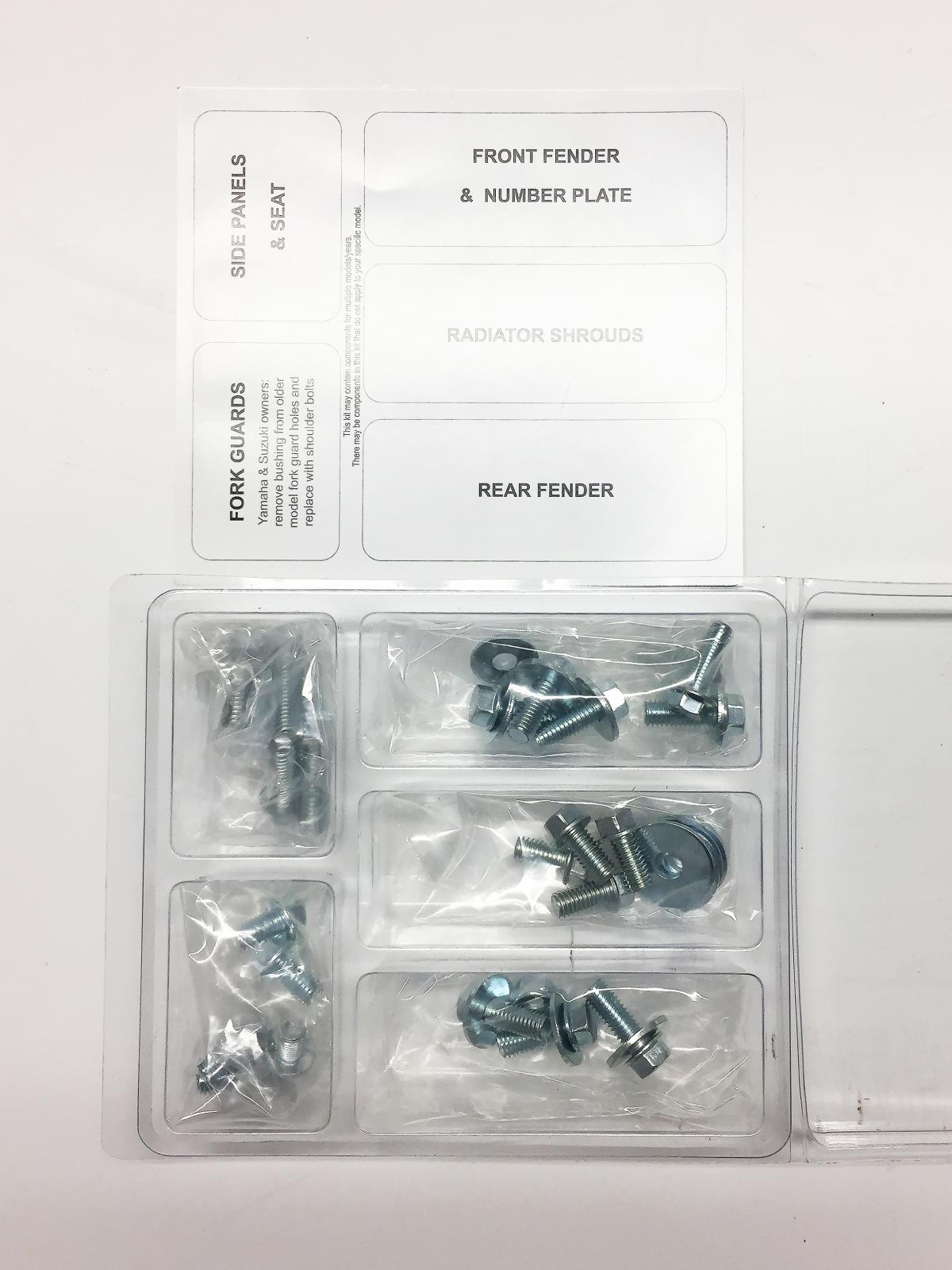 PLASTIC BOLT KIT RM 125/250 89-92, BOLT HARDWARE SUZ-8992102 thumbnail 2