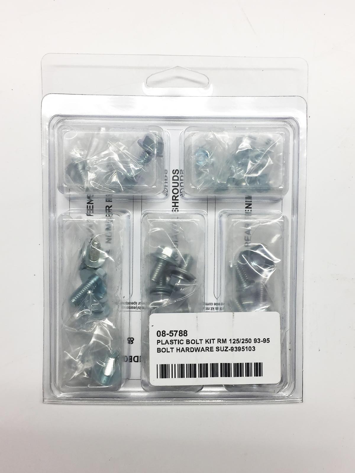 PLASTIC BOLT KIT RM 125/250 93-95, BOLT HARDWARE SUZ-9395103, BM9395103 thumbnail 3