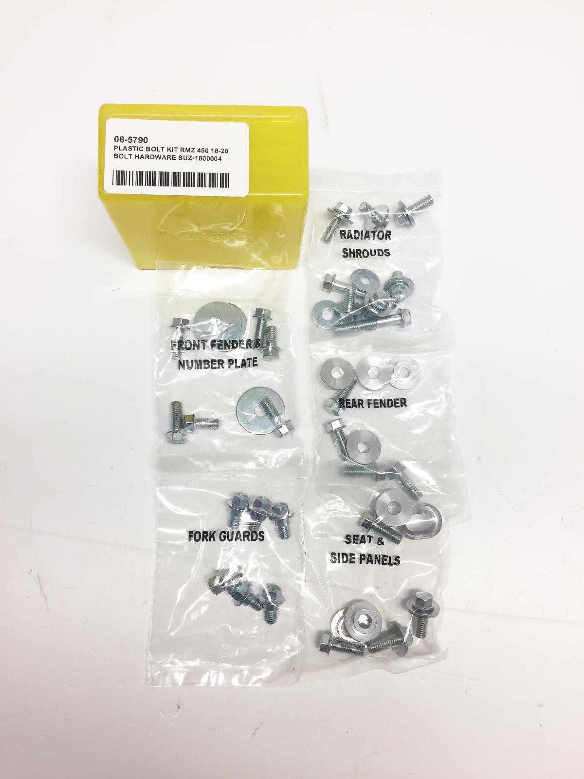 PLASTIC BOLT KIT RMZ 450 18-20, BOLT HARDWARE SUZ-1800004 thumbnail 2