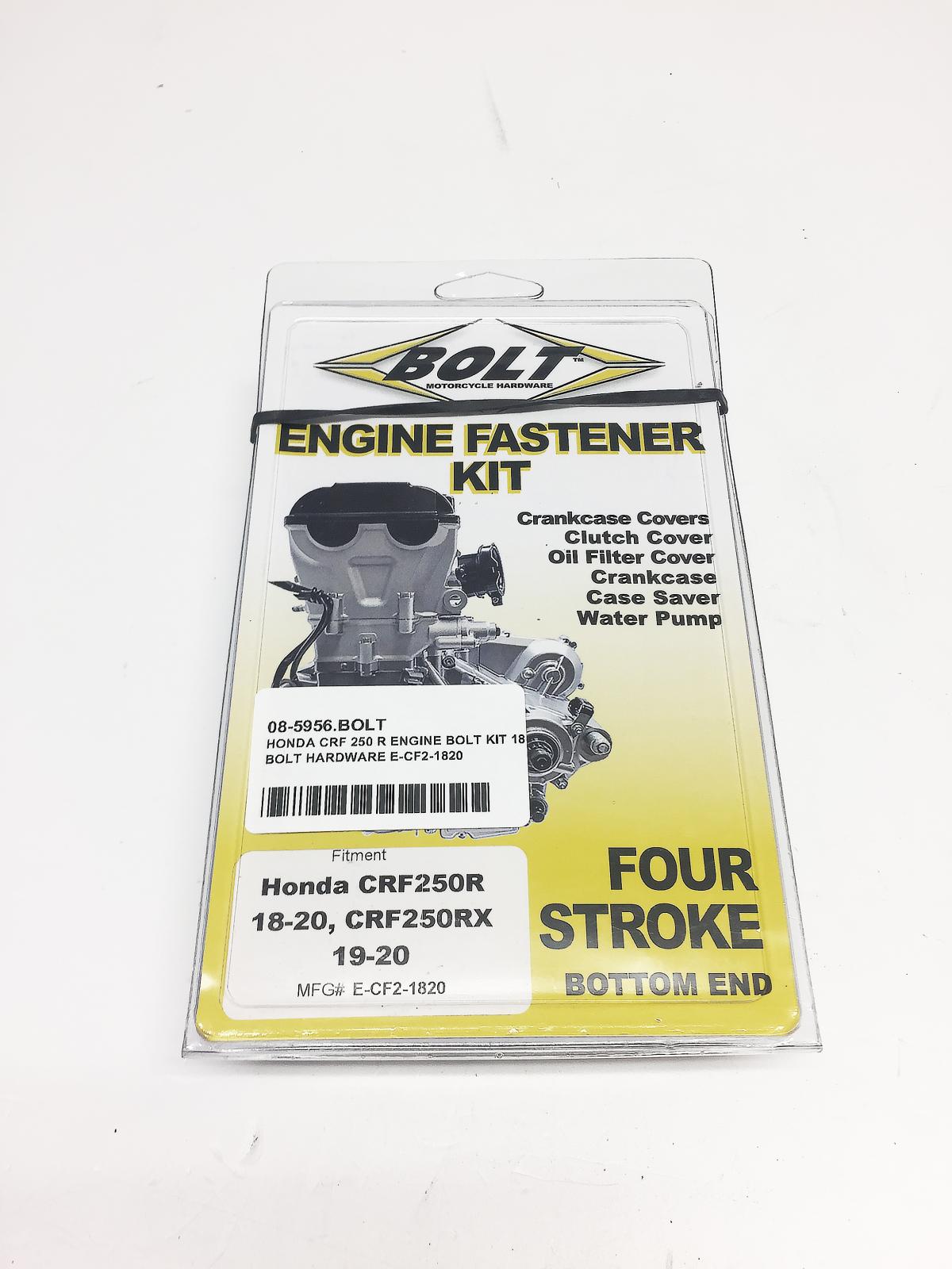 HONDA CRF 250 R ENGINE BOLT KIT 18-20, BOLT HARDWARE E-CF2-1820 image 1
