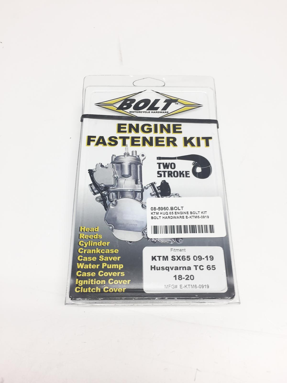 KTM HUQ 65 ENGINE BOLT KIT, BOLT HARDWARE E-KTM6-0919 image 1