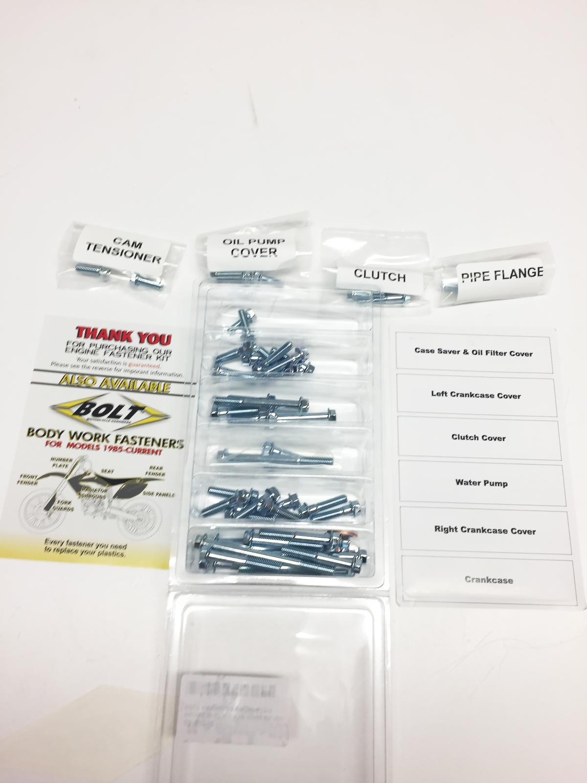 ENGINE BOLT KIT KTM HUSQ 450/500, BOLT HARDWARE E-KTMF4-1315 thumbnail 2