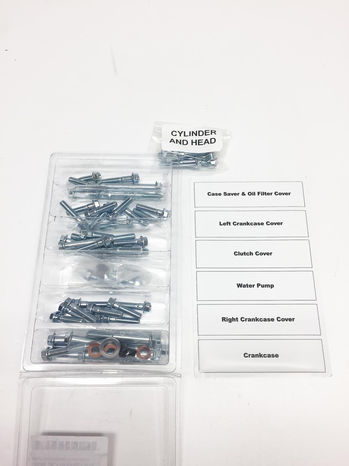 ENGINE BOLT KIT KX 450 F 06-15, BOLT HARDWARE E-KF4-0615, BMEKF40615 thumbnail 2