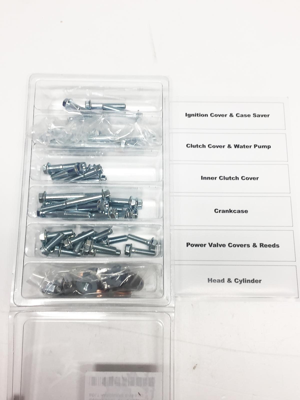ENGINE BOLT KIT YZ 65/80/85, BOLT HARDWARE E-Y8-9320, BMEY89320 thumbnail 2