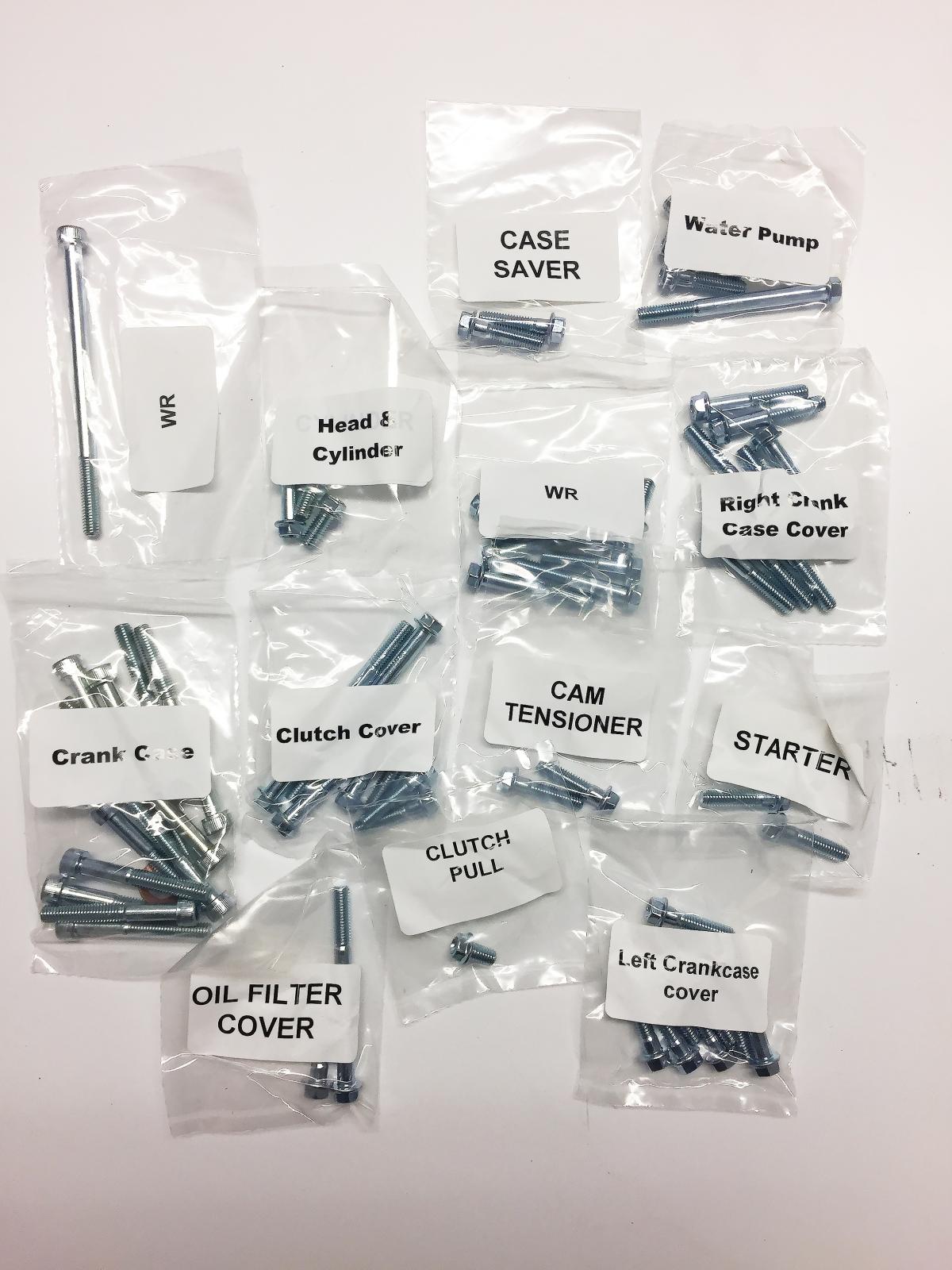 ENGINE BOLT KIT YZ/WR 250 F 01-13, BOLT HARDWARE E-YF2-0113 thumbnail 2