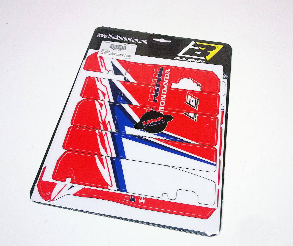 13-16 CRF450 RAD LOUVER DECAL, BLACKBIRD A104R18 TEAM HRC thumbnail 2