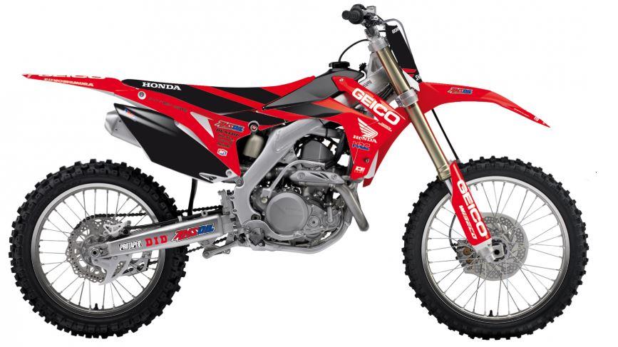 CRF250/450 HONDA GEICO TEAM, BLACKBIRD 8145R19 FULL KIT thumbnail 3