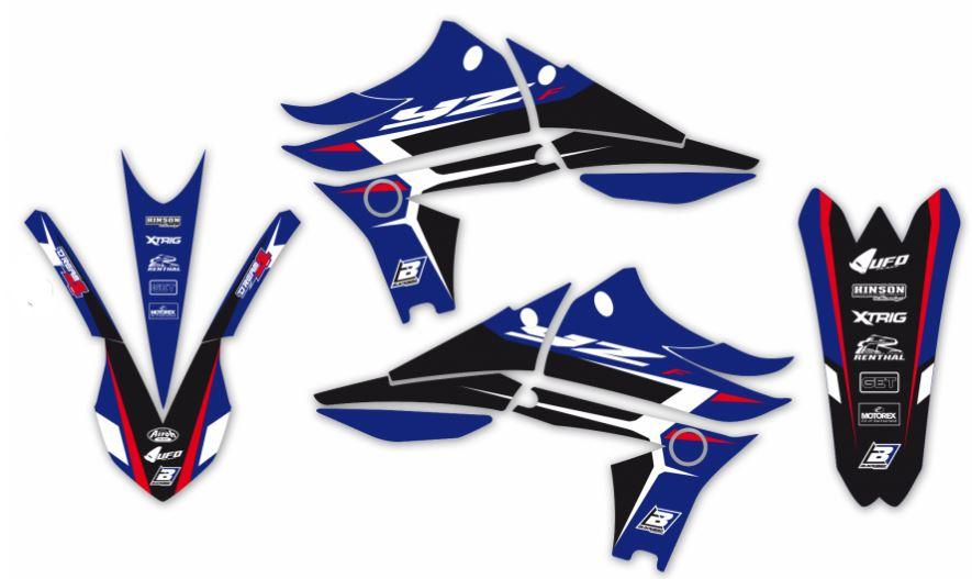 10-13 YZF450 DREAM-4, BLACKBIRD DECAL KIT 2240N thumbnail 2