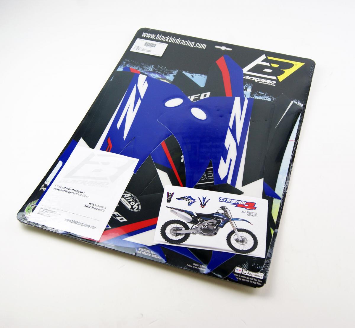 10-13 YZF450 DREAM-4, BLACKBIRD DECAL KIT 2240N thumbnail 4