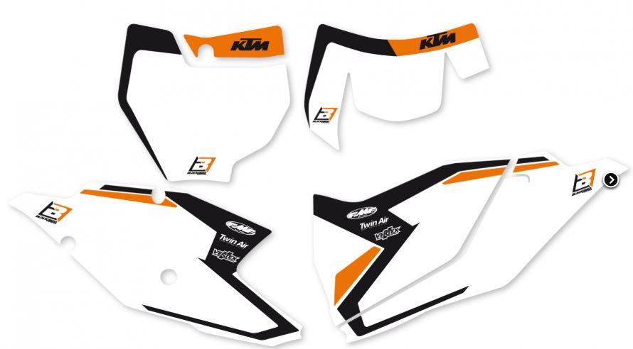16-17 KTM SX-SXF MX BACKGROUNDS, BLACKBIRD 6508N image 1