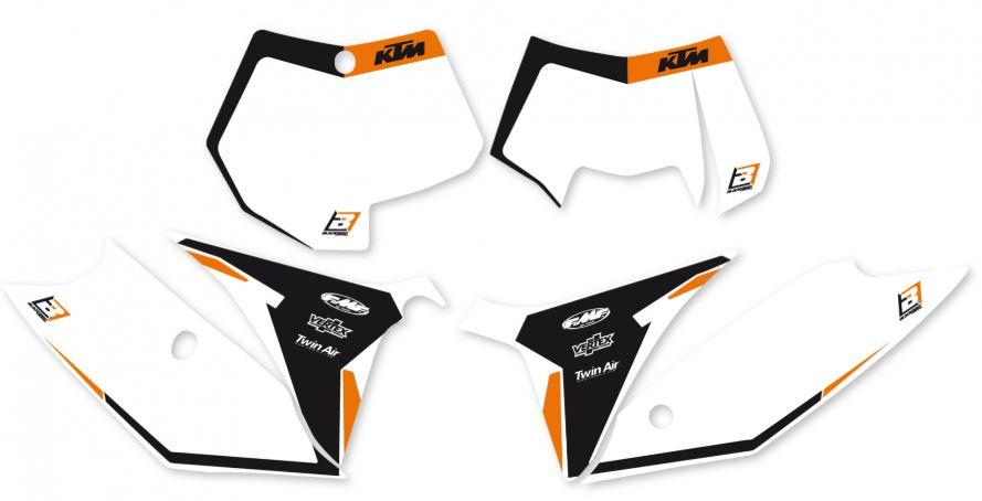 11-12 KTM SX-SXF MX BACKGROUNDS, BLACKBIRD 6506N image 1
