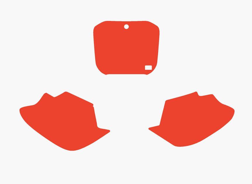 TM 125/250 1999-2003 PRE CUT, BLACKBIRD 3805/60 RED, NUMBER BOARD BACKGROUNDS image 1