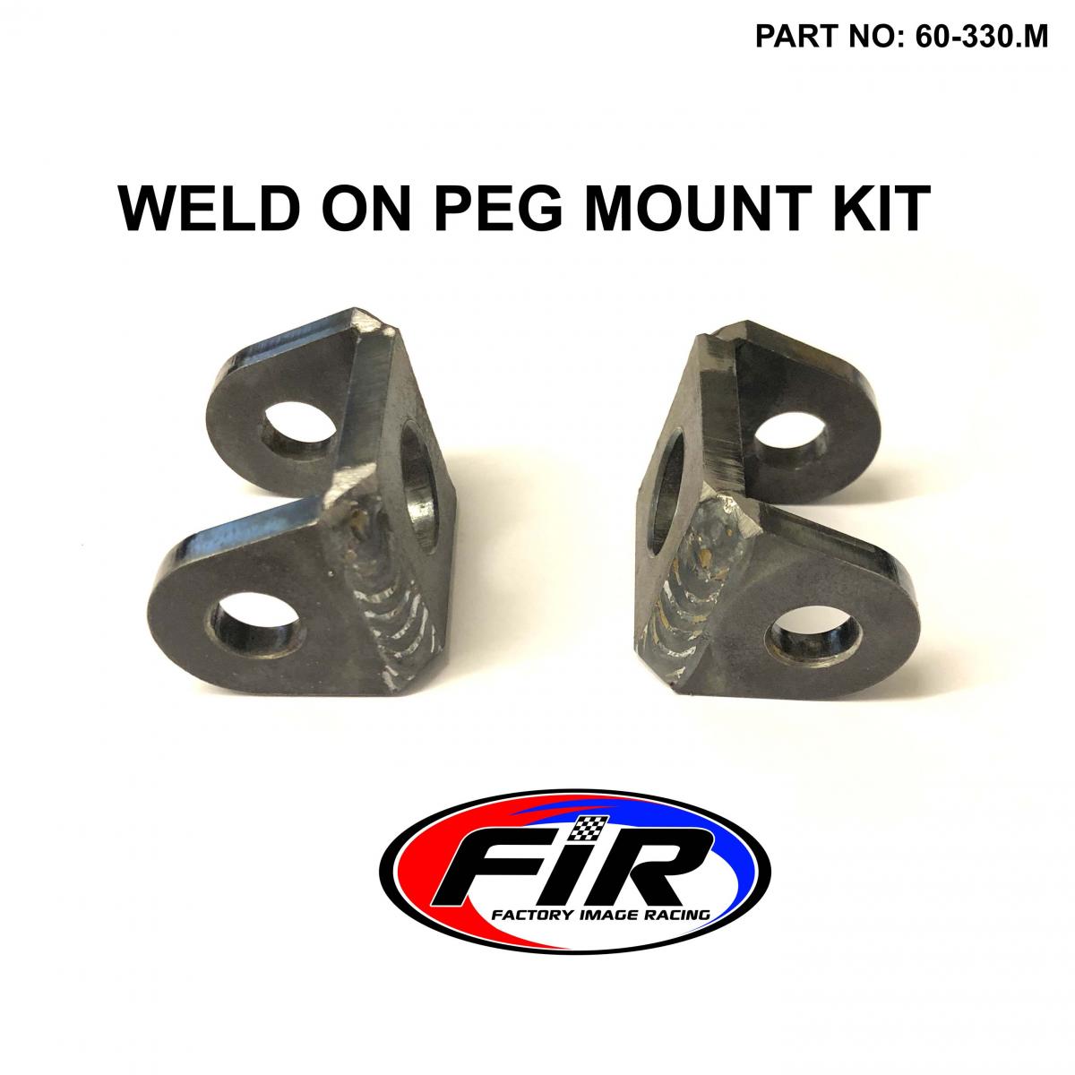 WELD ON PEG MOUNT KIT, KTM 09>19, SUIT KTM PEG FROM 2009>2019 thumbnail 3