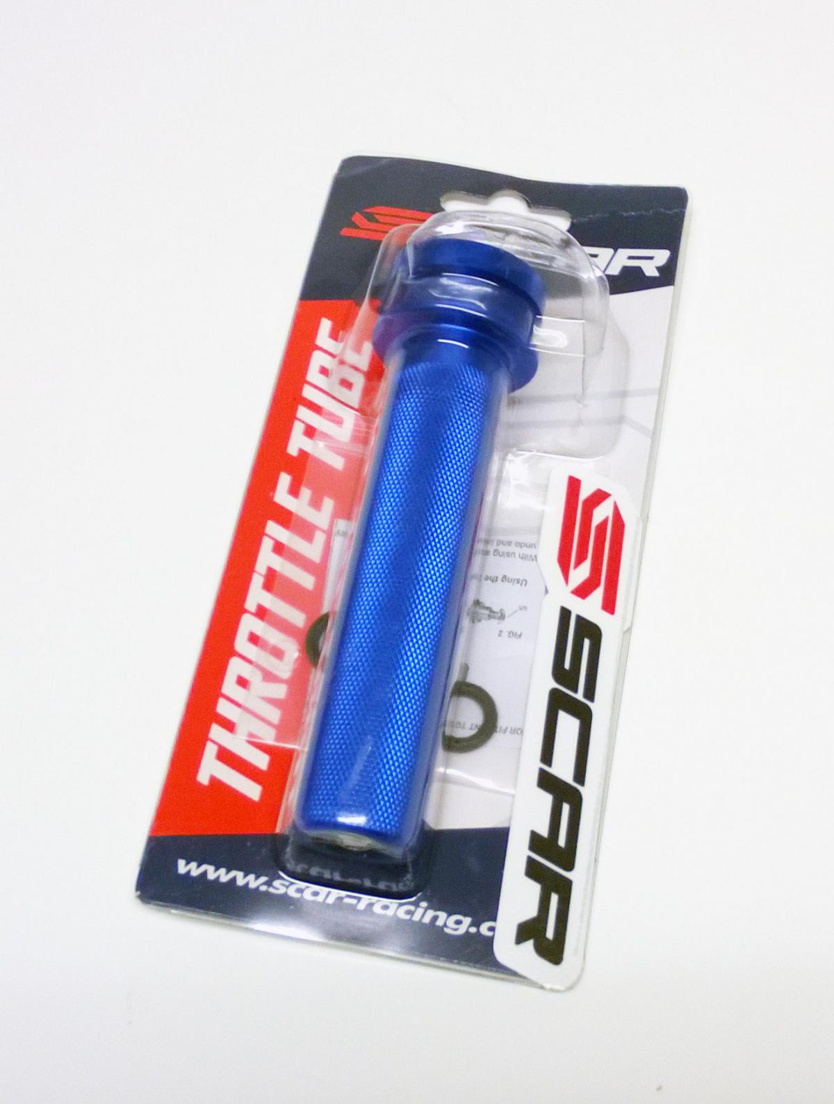 ALUMINIUM THROTTLE TUBE WITH BEARING BLUE YZ 250 450 CNC BILLET SCAR TT100B thumbnail 3