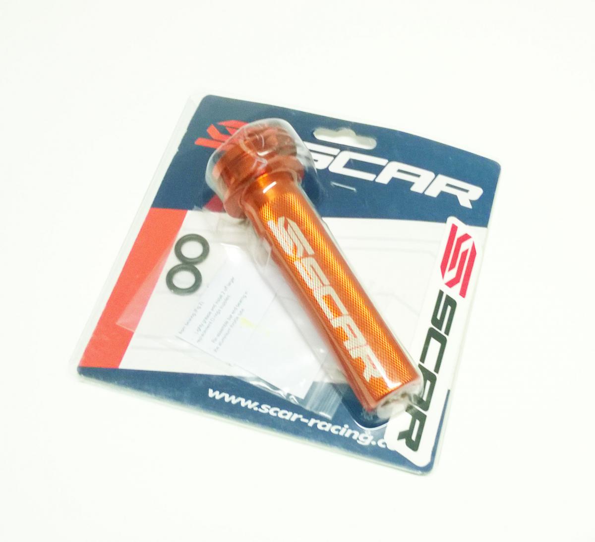 ALUMINIUM THROTTLE TUBE WITH BEARING ORANGE 00-16 HUSQVARNA KTM HUSABERG FC FE EXC SX SCAR TT500 thumbnail 3