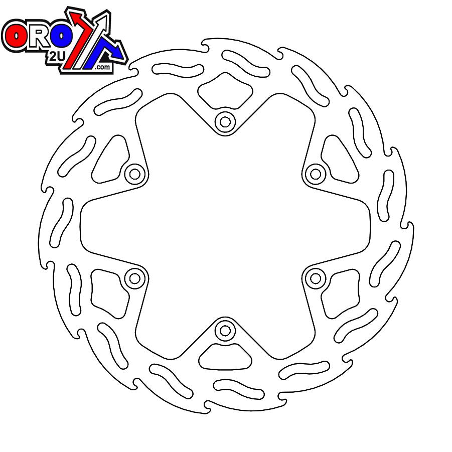 DISC BRAKE REAR YZ 450F 2020-21, FLAME DISC MOTOMASTER, 110831 image 1
