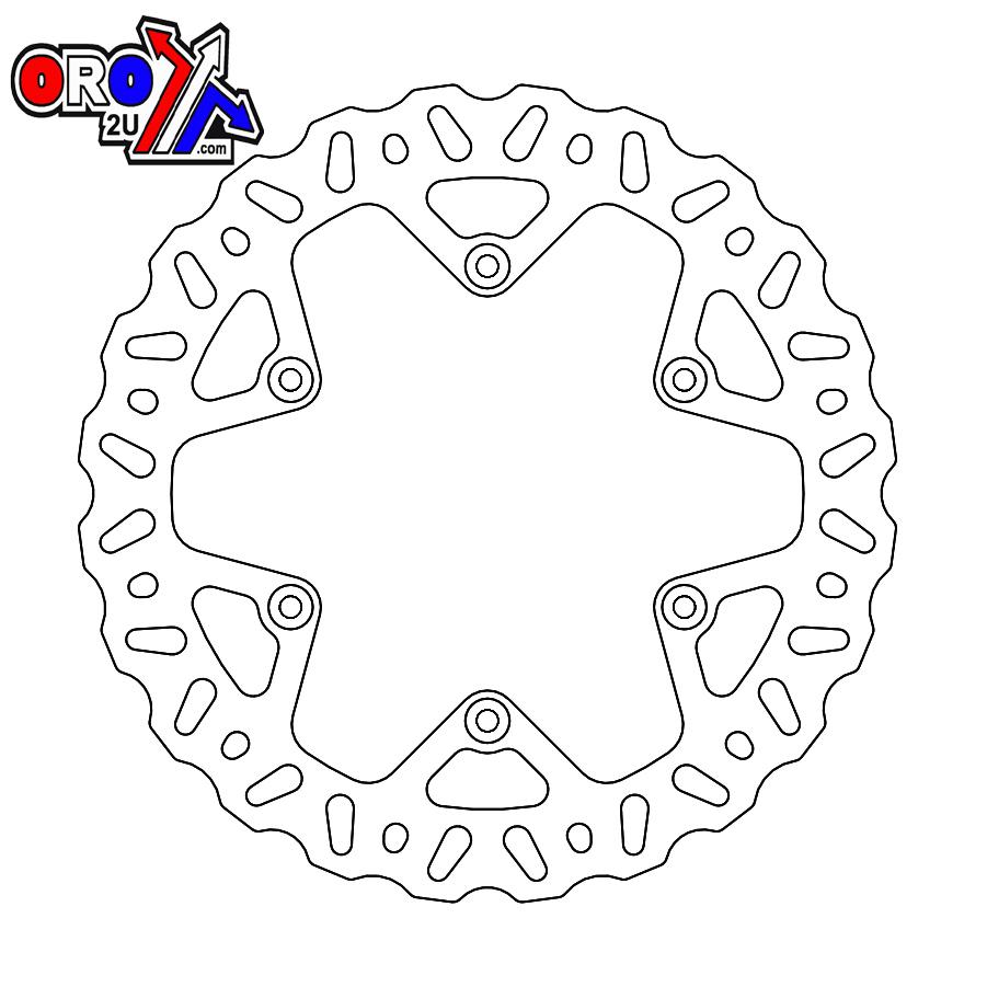 DISC BRAKE REAR YZ 450F 2020-21, NITRO DISC MOTOMASTER 110833, 110833 image 1