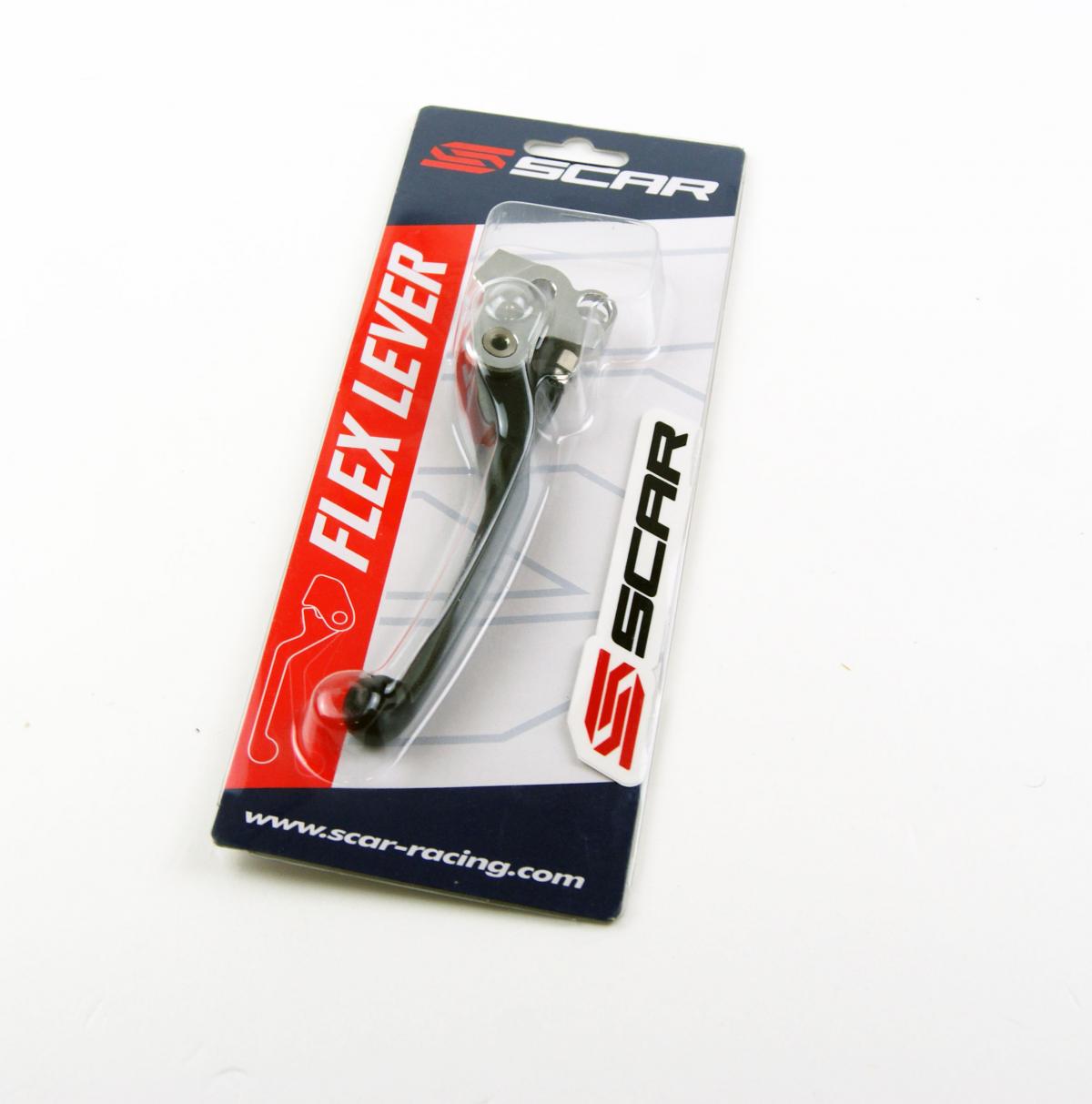 CLUTCH FLEX LEVER BLACK 19-26 KAWASAKI KX 250 450 X PIVOT UNBREAKABLE SCAR PCL301 thumbnail 3