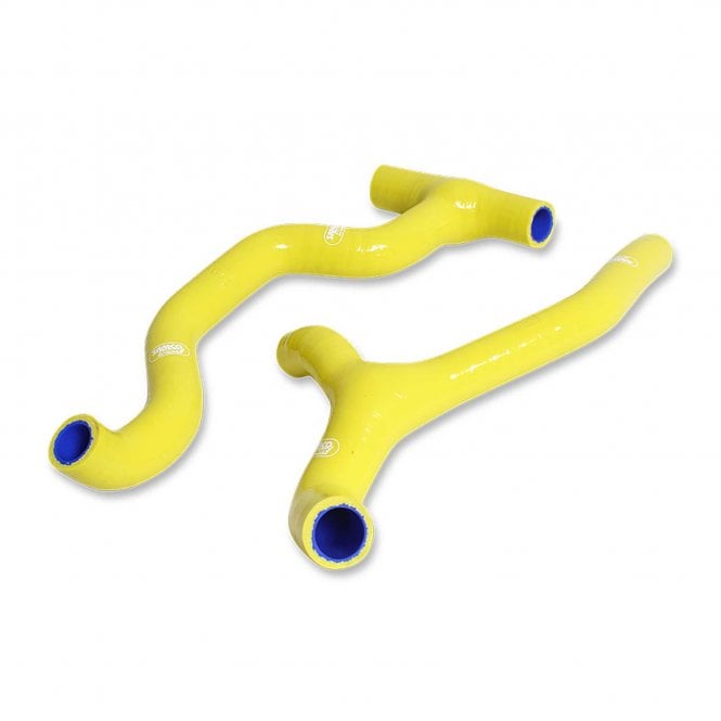 COOLANT HOSE 2 PIECE KIT YELLOW 24-26 TRIUMPH TF250-X, SAMCO SPORT TRI-23-YE image 1