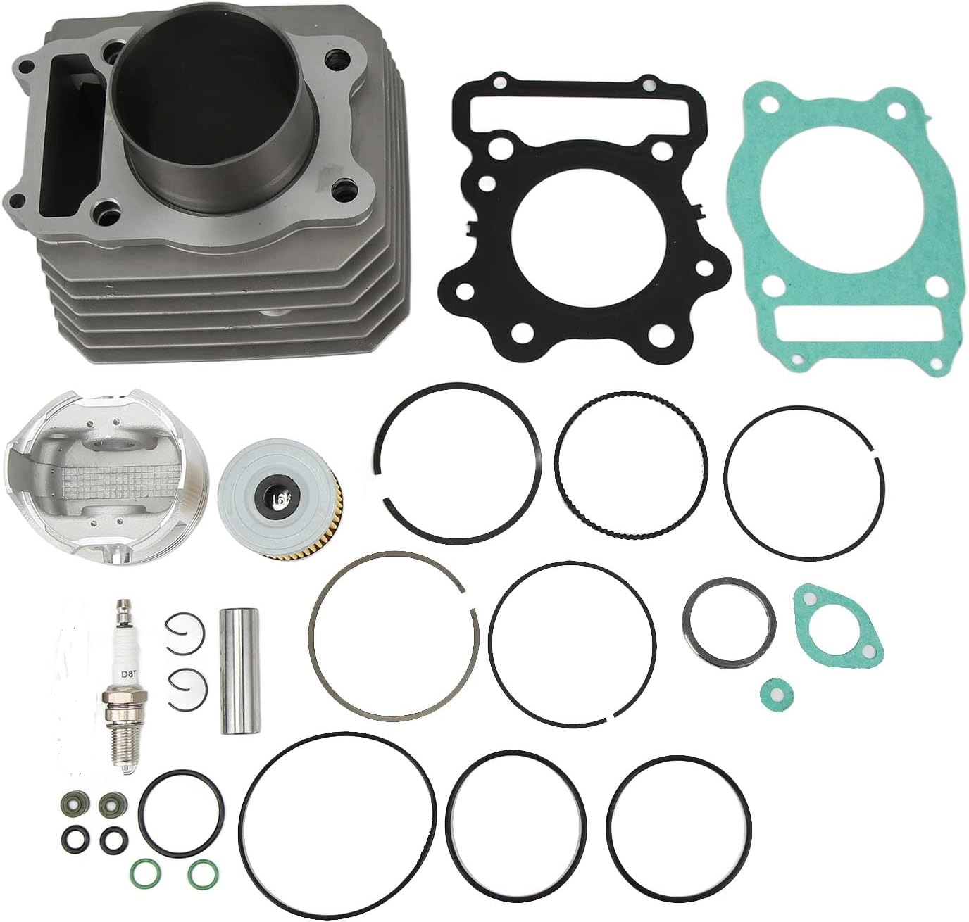 CYLINDER TOP END REBUILD KIT 74.00mm 1988-2000 HONDA TRX300 FOURTRAX FW 4X4 2X4 12000-HC4-000 image 1