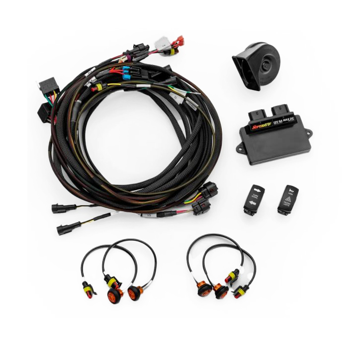 PLUG & PLAY DELUXE SELF CANCELING TURN SIGNAL KIT CANAM MAVERICK R SUPERATV TSK-CA-MAVR-007 image 1