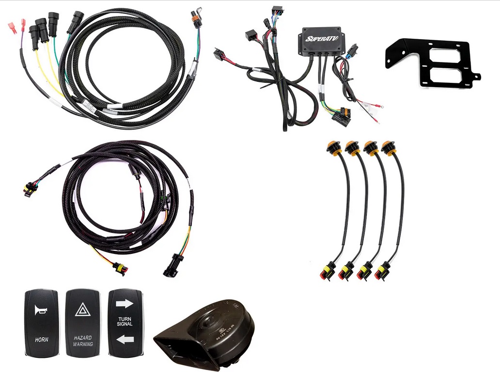 PLUG & PLAY TURN SIGNAL KIT CANAM MAVERICK SPORT TRAIL SUPERATV TSK-CA-T-004 image 1
