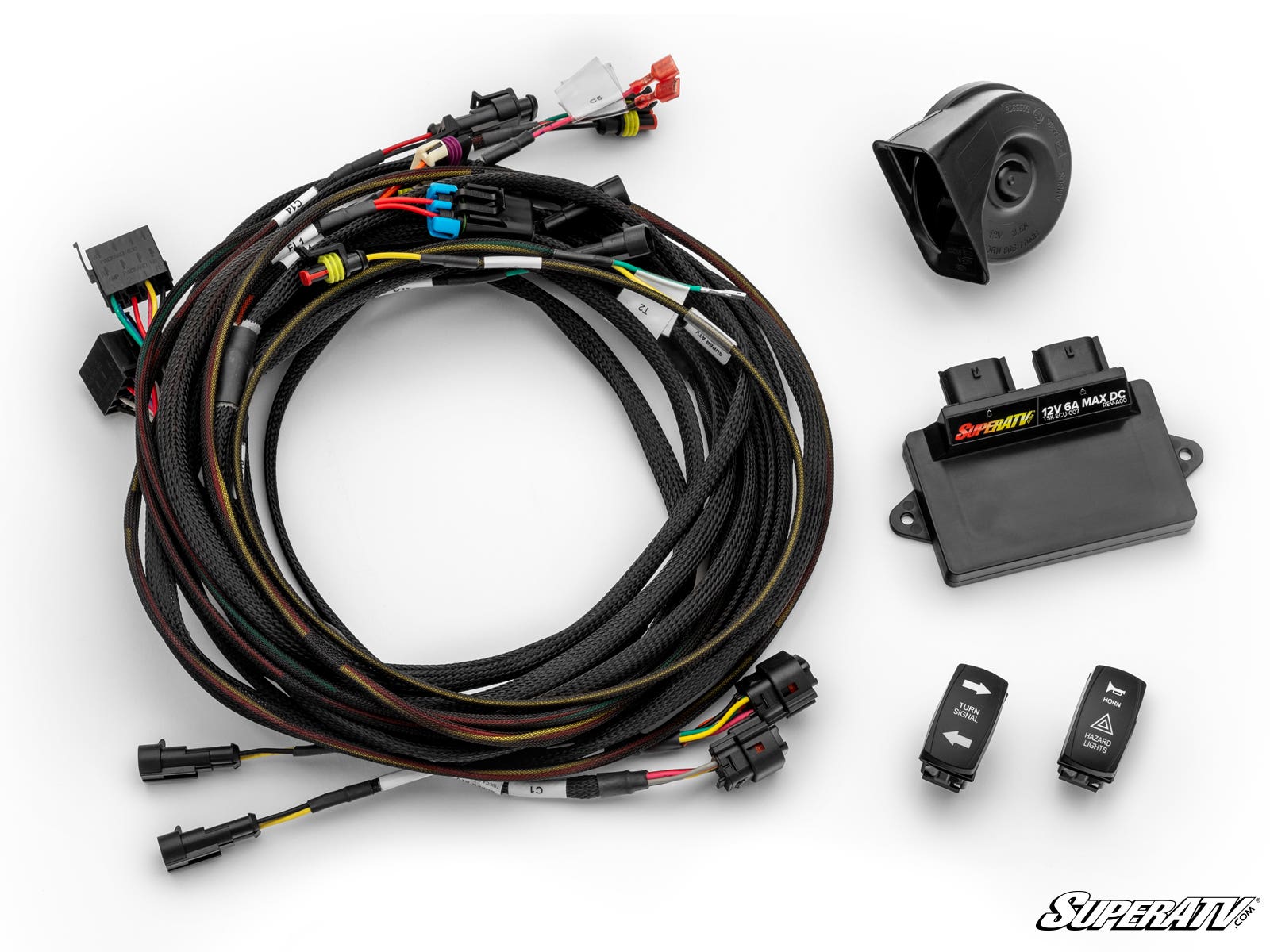 PLUG & PLAY DELUXE SELF CANCELING TURN SIGNAL KIT CF MOTO UFORCE U10 PRO SUPERATV TSK-CF-U10-007 image 1