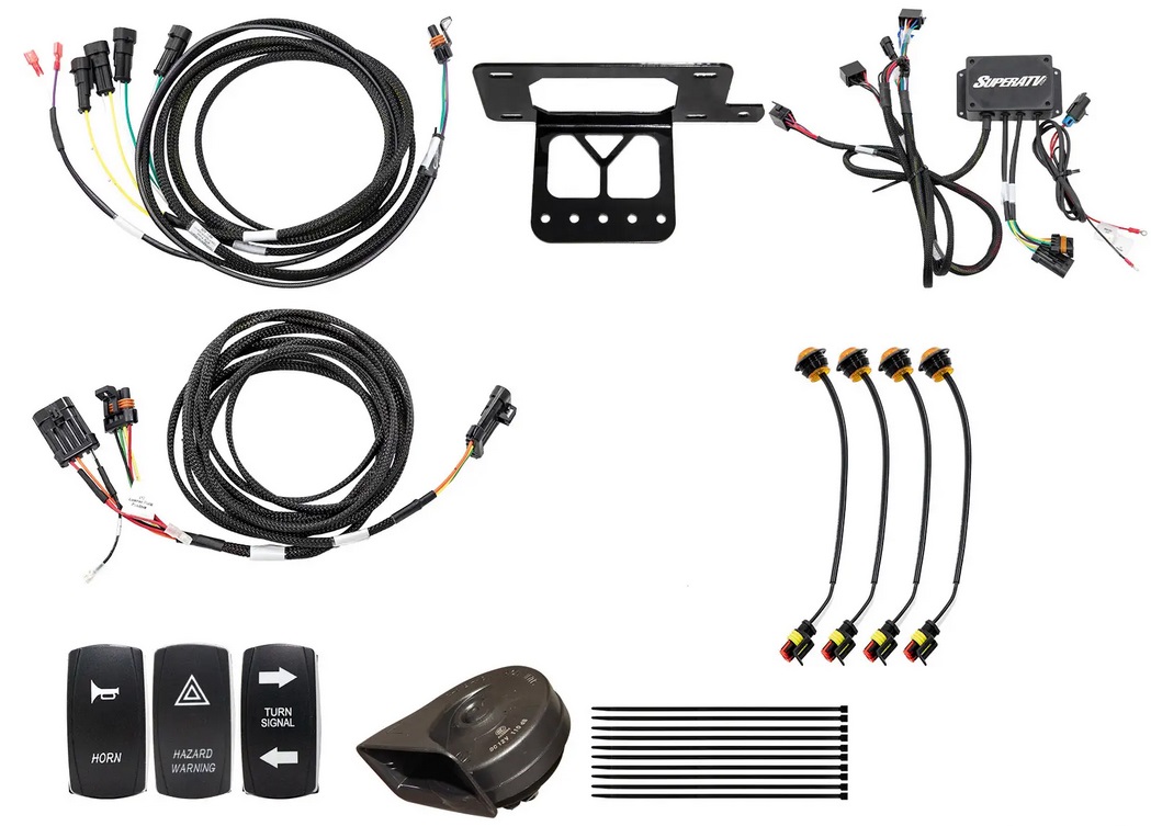 PLUG & PLAY DELUXE TURN SIGNAL KIT YAMAHA VIKING SUPERATV TSK-Y-VIK-004 image 1