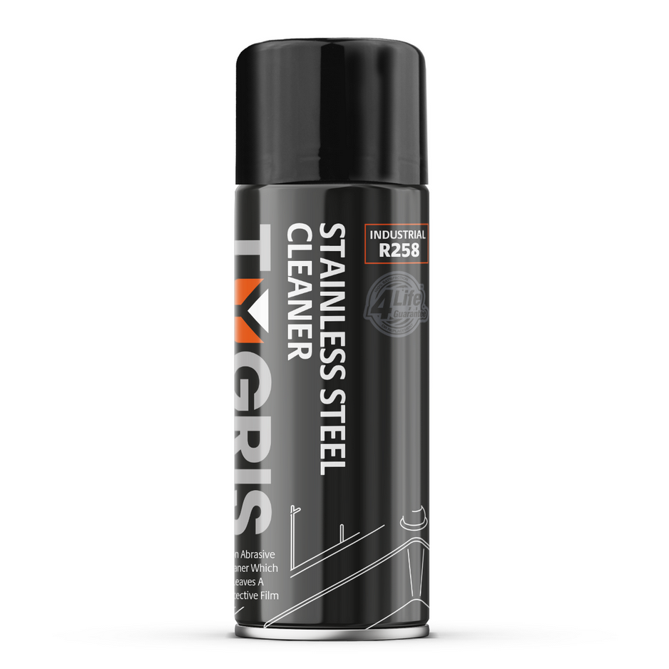 TYGRIS STAINLESS STEEL CLEANER AEROSOL SPRAY 400ML image 1