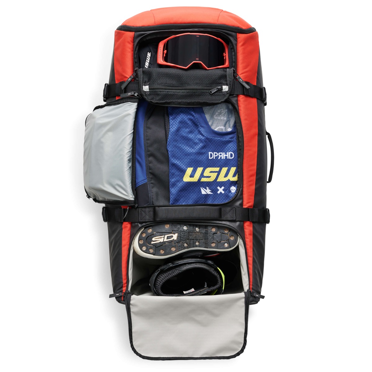 Buddy 150L Athlete Gear Trolley Bag - Black/Red - USWE 54150085035 thumbnail 2