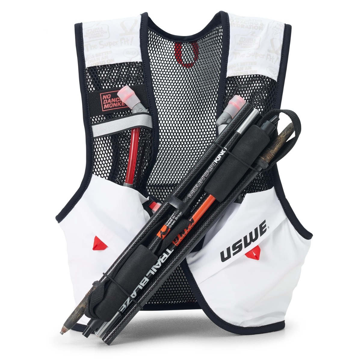 Pace 2L Trail Running Vest S - White/Black - USWE 52020870292 thumbnail 3