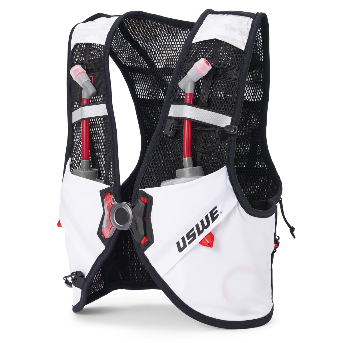 Pace 8L Trail Running Vest M - White/Black - USWE 52080870293 image 1