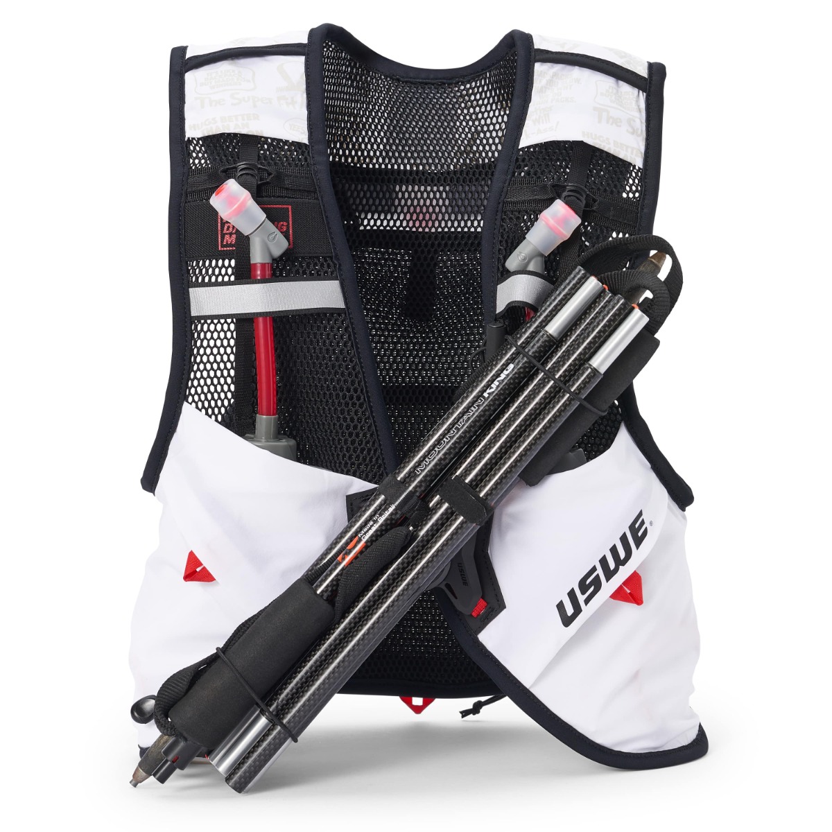 Pace 8L Trail Running Vest M - White/Black - USWE 52080870293 thumbnail 4