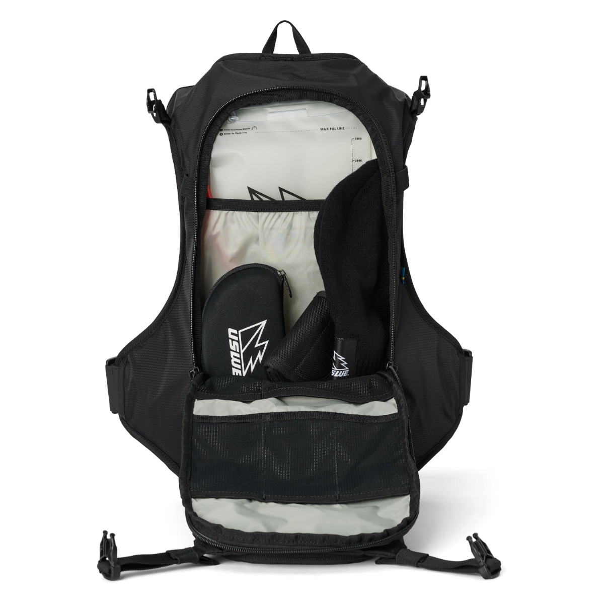 MTB Hydro 12L Hydration Pack - Black - USWE 5212078001 thumbnail 3