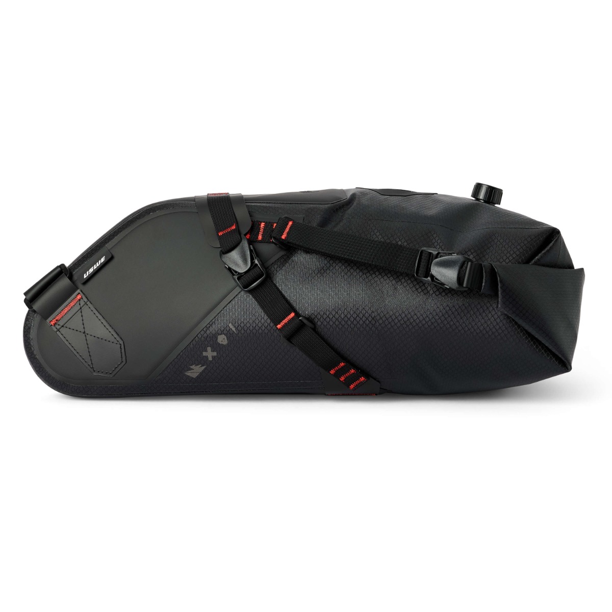 Roll-Top Saddle Bag 9L - Black - USWE 200065001 image 1