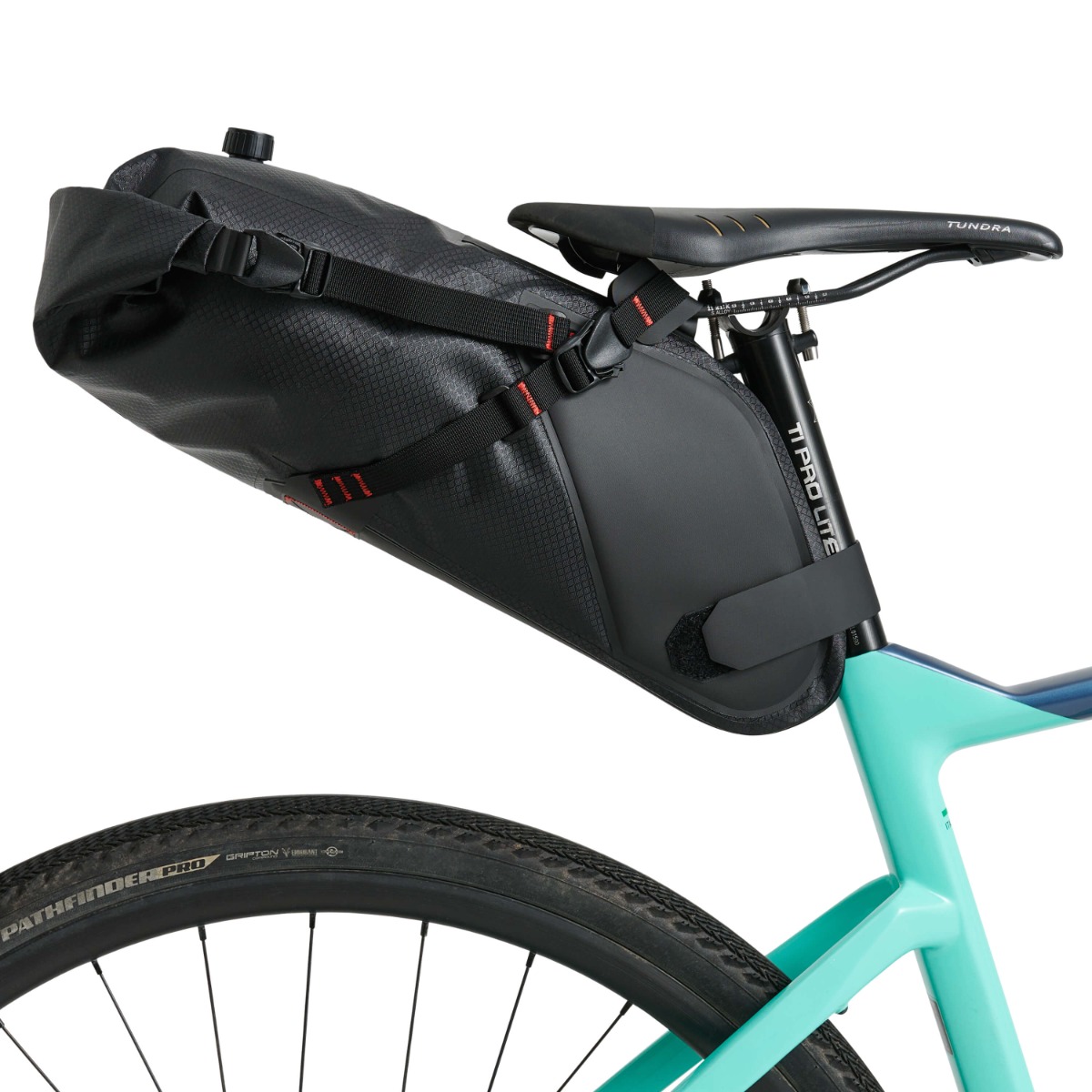 Roll-Top Saddle Bag 9L - Black - USWE 200065001 thumbnail 2