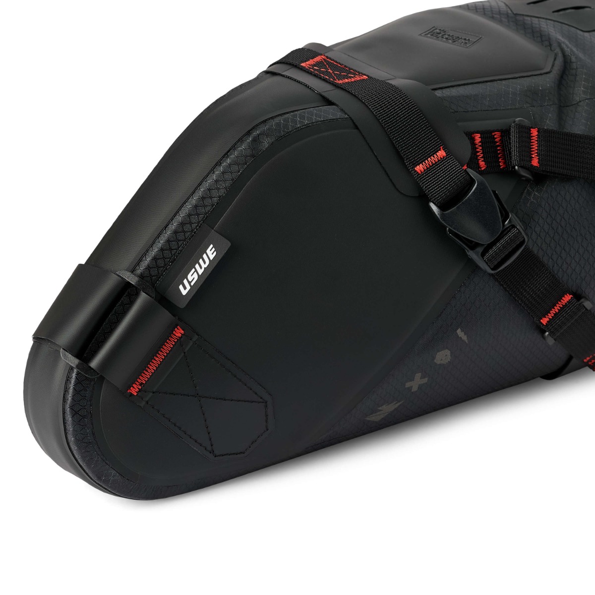 Roll-Top Saddle Bag 9L - Black - USWE 200065001 thumbnail 3