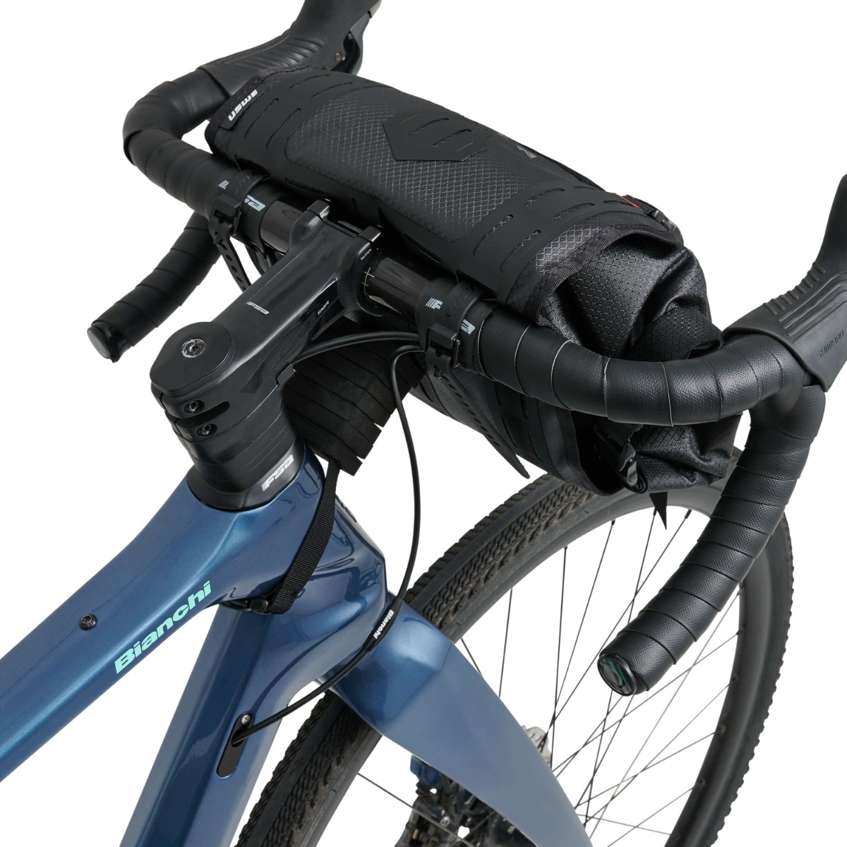 Handlebar Roll-Top Bag + Holster 9L - Black - USWE 200067001 thumbnail 2