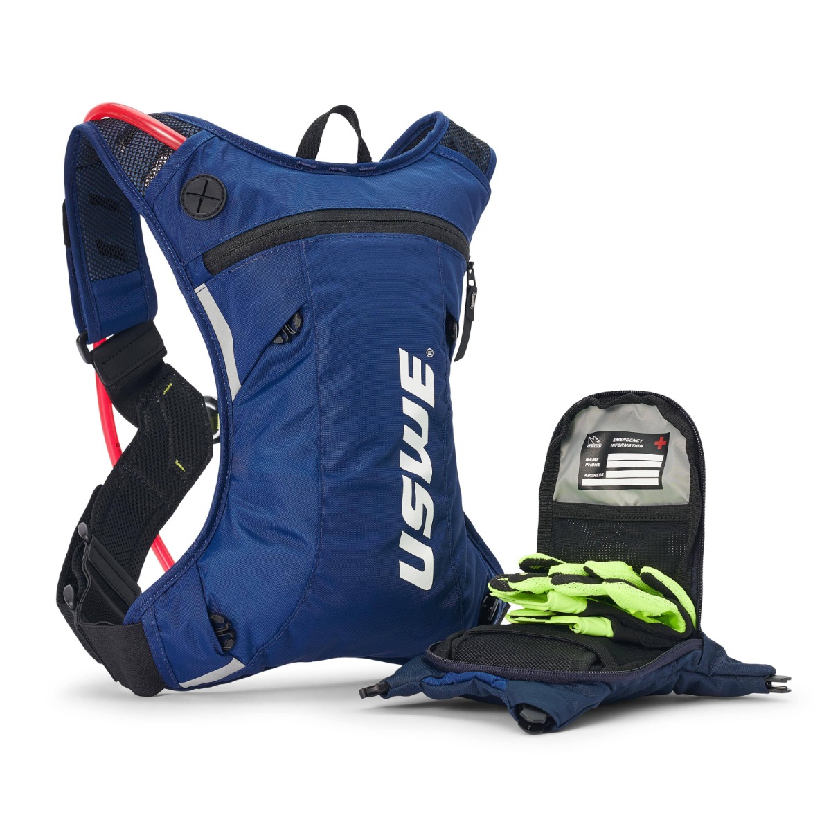 Moto Hydro 3L Dirt Biking Hydration Pack - Blue - USWE 5203090039 thumbnail 3