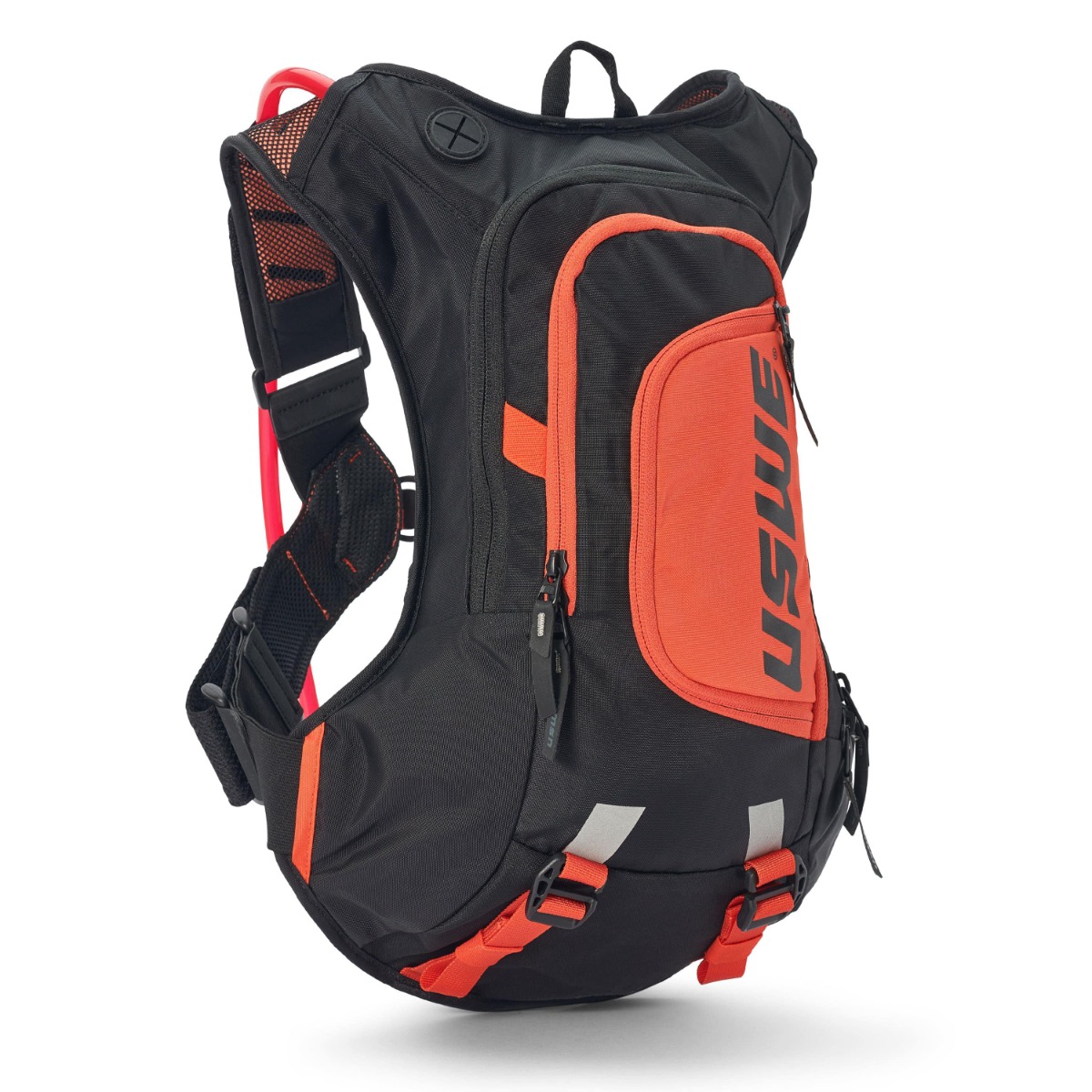 Moto Hydro 8L Dirt Biking Hydration Pack - Black/Orange - USWE 5208090038 image 1