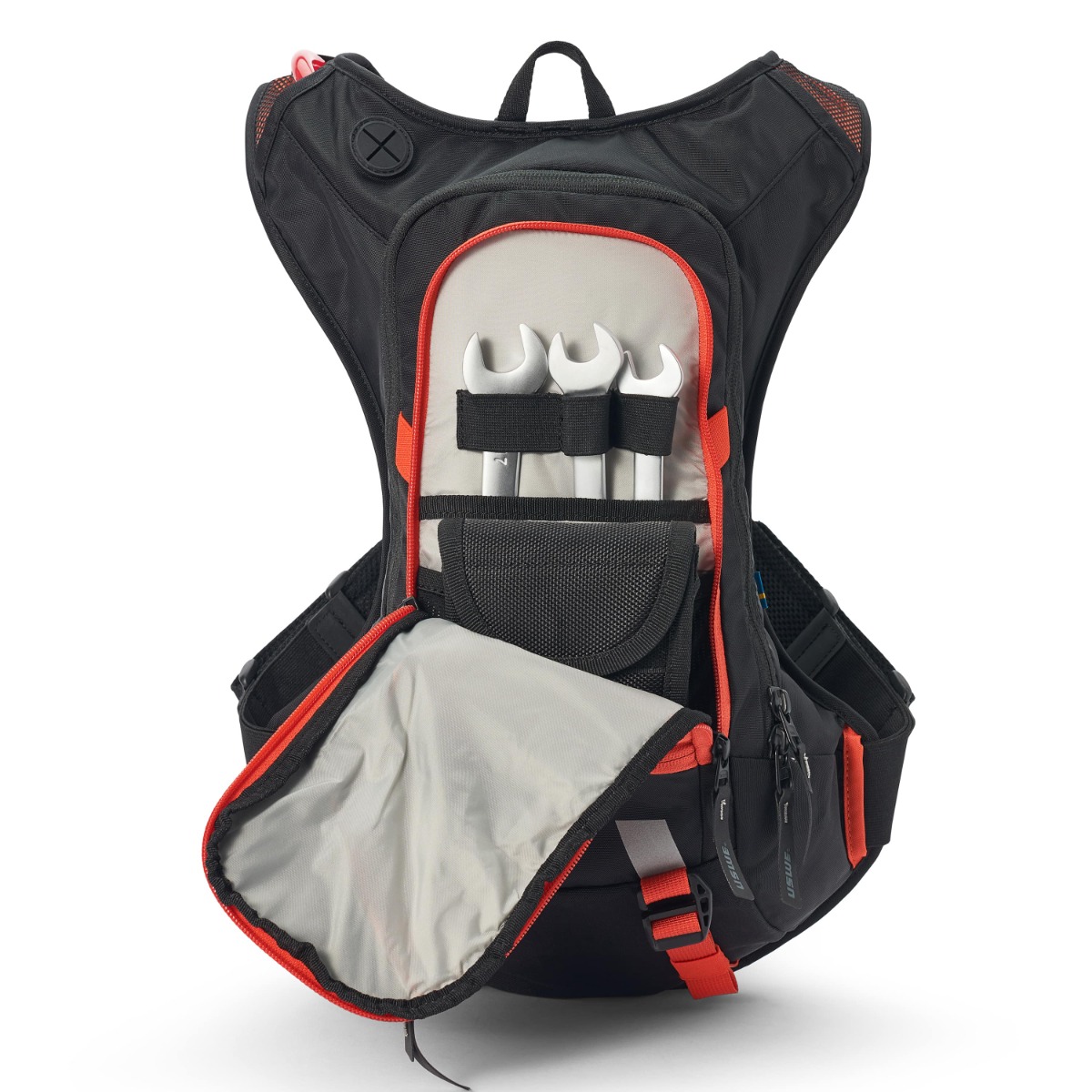 Moto Hydro 8L Dirt Biking Hydration Pack - Black/Orange - USWE 5208090038 thumbnail 5
