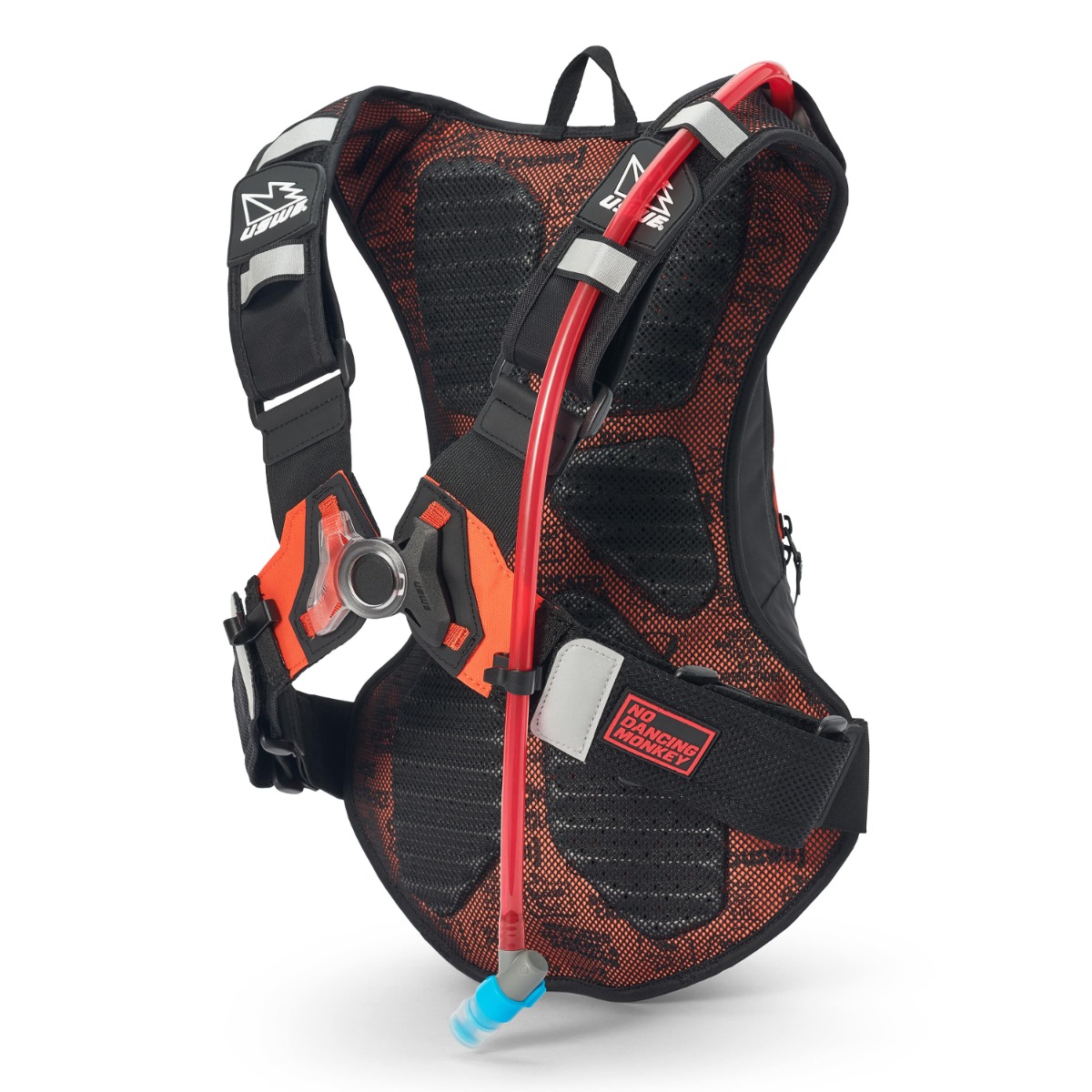 Moto Hydro 12L Dirt Biking Hydration Pack - Black/Orange - USWE 5212090038 thumbnail 2