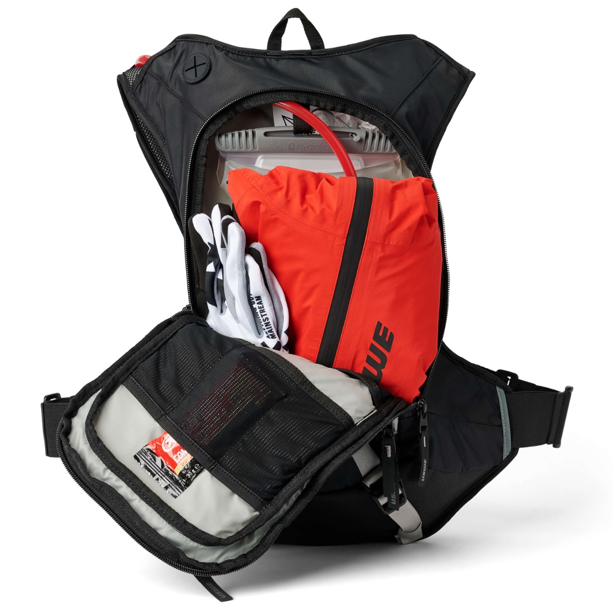 Moto Hydro 12L XTR Dirt Biking Hydration Pack XXL - Black/Grey - USWE 5212059001 thumbnail 4