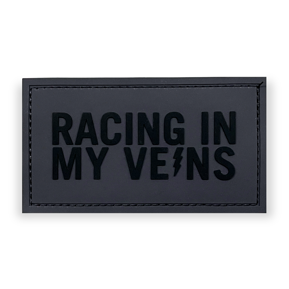 Racing In My Veins Rubber Patch - USWE 101246 image 1