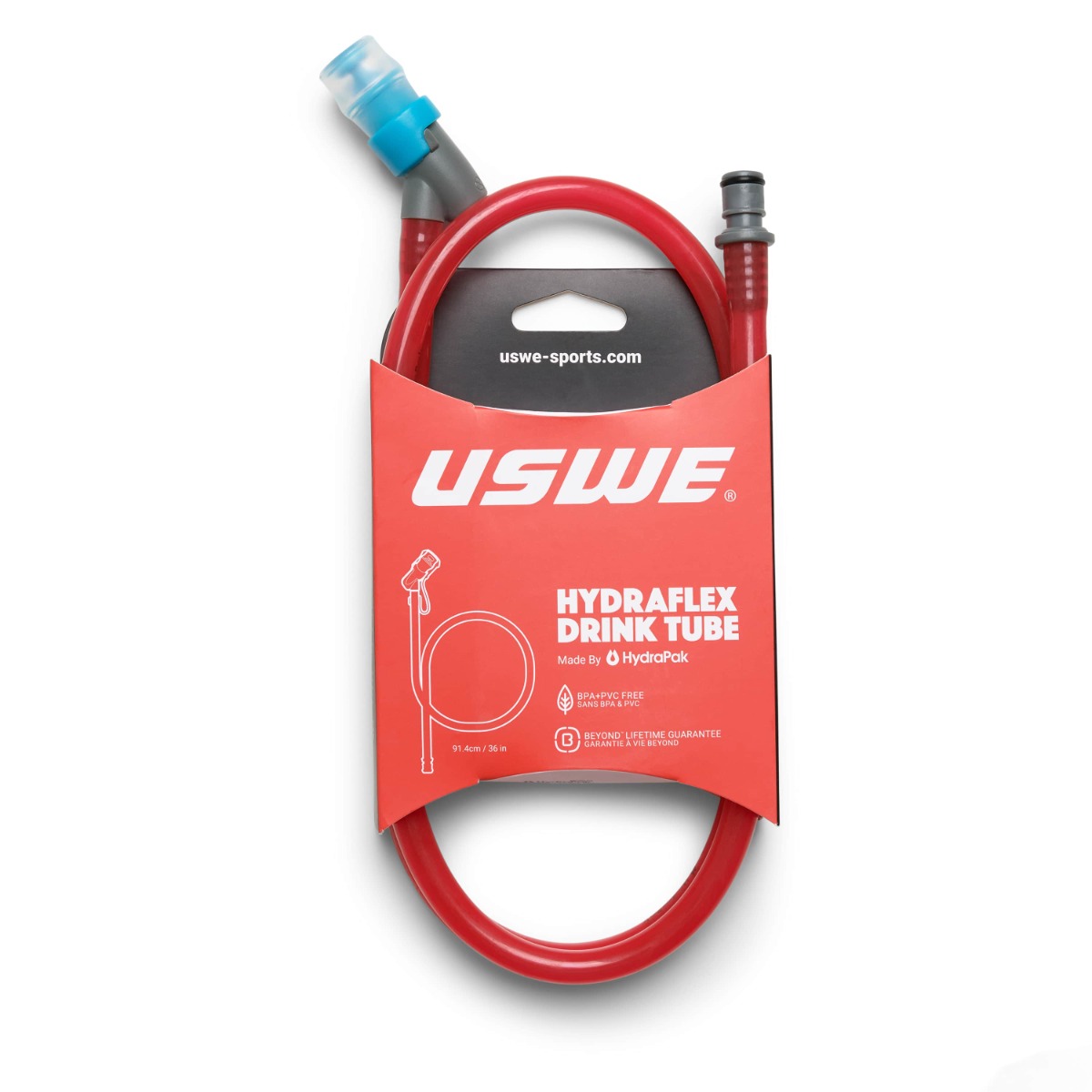 Hydraflex Drink Tube Kit - Red - USWE 101231 thumbnail 4