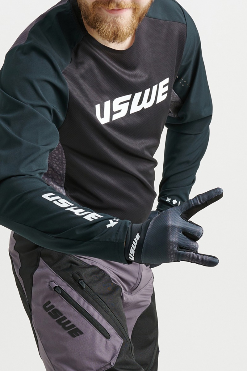 Lera Off Road Gloves Adult  M - Black - USWE 80997003999105 thumbnail 3