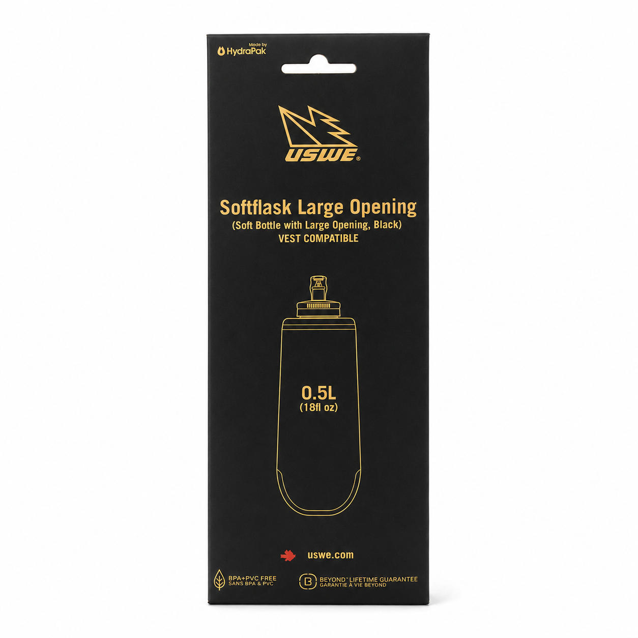 0.5L Softflask large opening - Black - USWE 51012071 thumbnail 2